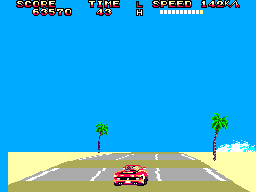 OutRun 3-D Screenshot 1